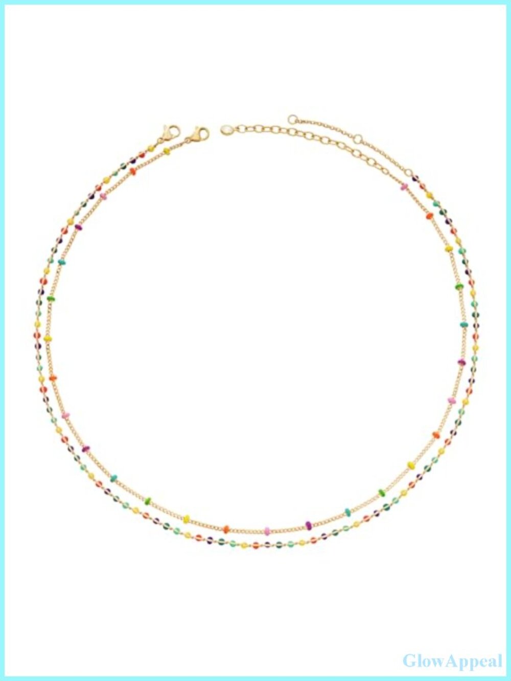 14K Gold Plated Beaded Pearl Choker Necklace Dainty Boho Layered